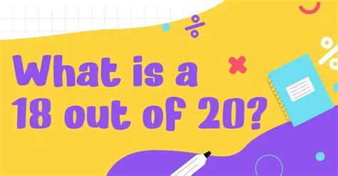 18 Out of 20 as a Percentage: Simple Yet Insightful Calculation for Beginners