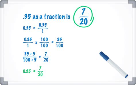 Convert 35 as Fraction: Quick and Easy Steps