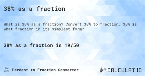 Turn 38 Into a Fraction Easily