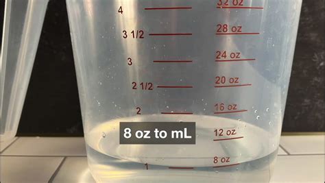 Discover the Exact Conversion: 8 oz in ml Revealed