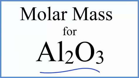 Al2O3 Molar Mass: Quick Discovery!