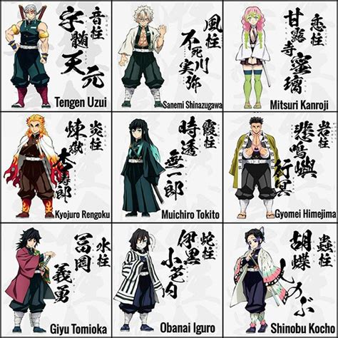 All Hashira Names