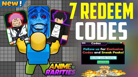 Anime Rarities Codes