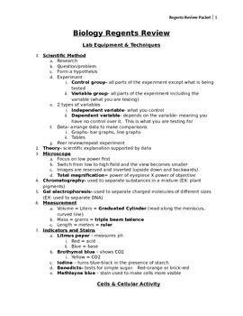 Mastering Biology Regents: Your Ultimate Guide to Success