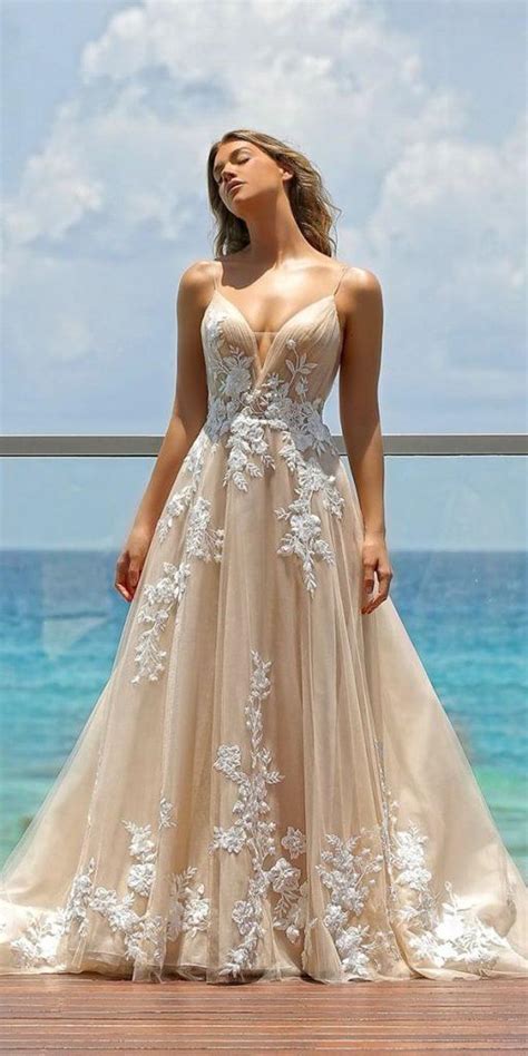 Colored Beach Wedding Dresses: Bold Choices for Love