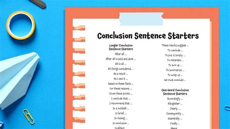 Master Your Essays: Powerful Conclusion Sentence Starters Revealed