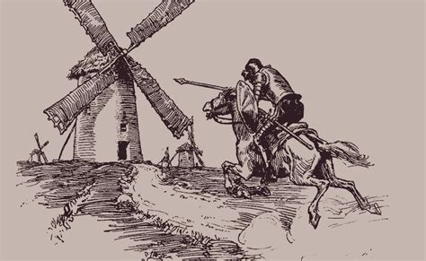 Don Quixote Fighting Windmills: A Timeless Tale of Heroism Unveiled