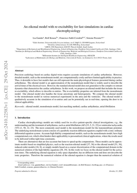 Eikonal Model Healthcare