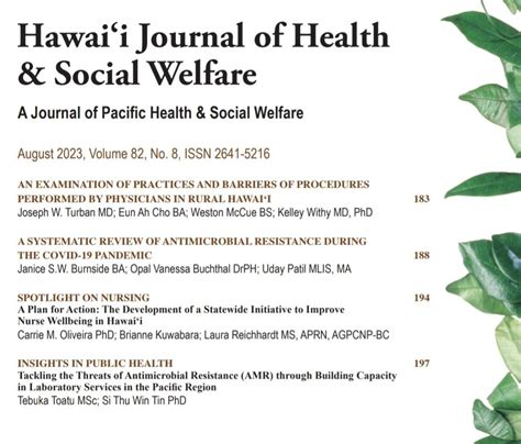 Hawai'i Journal Of Health