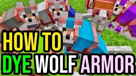 How To Make Dyed Wolf Armor