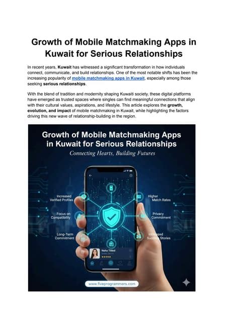 Kuwait Mobile Dating: Modern Love Uncovered