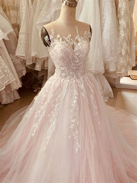 Top Trends in Light Pink Wedding Dresses 2023