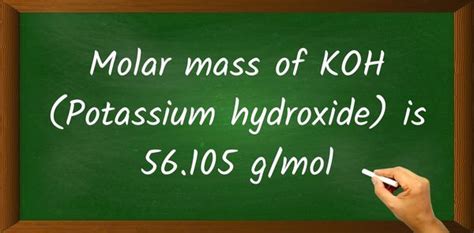 Molar Mass of Potassium Hydroxide: Essential Info for Chemists