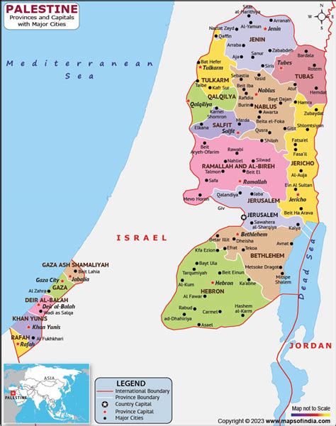 Discover Palestine On Map: Key Locations Unveiled