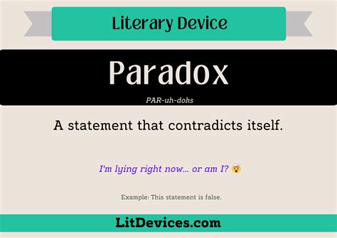 Unveiling the Mysteries of the Paradox Literary Device: Insights You Need!