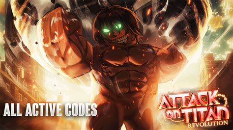 Roblox Attack On Titan Revolution Codes