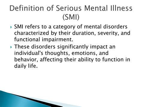 Smi Mental Health