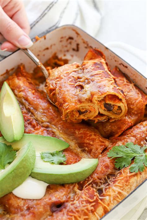 Sweet Potato Enchiladas Healthdelicious