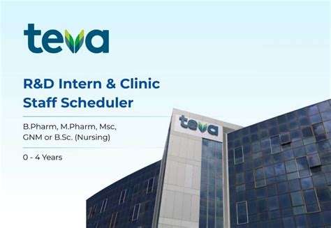 Discover Exciting Opportunities at Teva Pharmaceuticals Careers