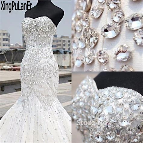 Wedding Dresses Mermaid With Bling: Ultimate Glamorous Choices