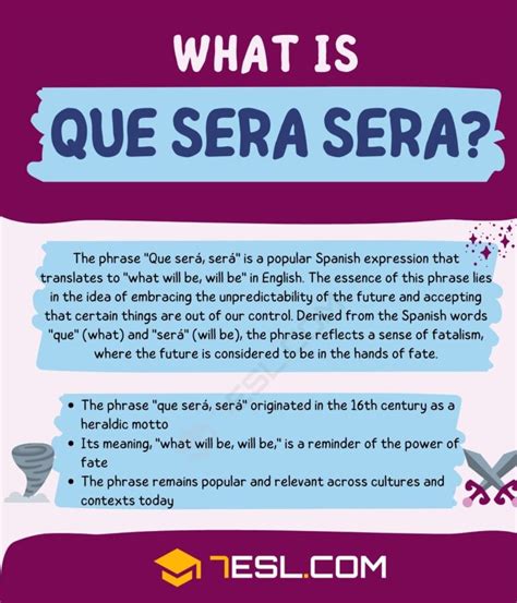 What Does 'Que Sera' Truly Mean?