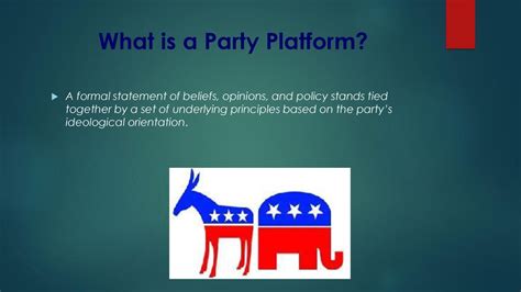 Unlocking the Secrets of What Is a Political Platform